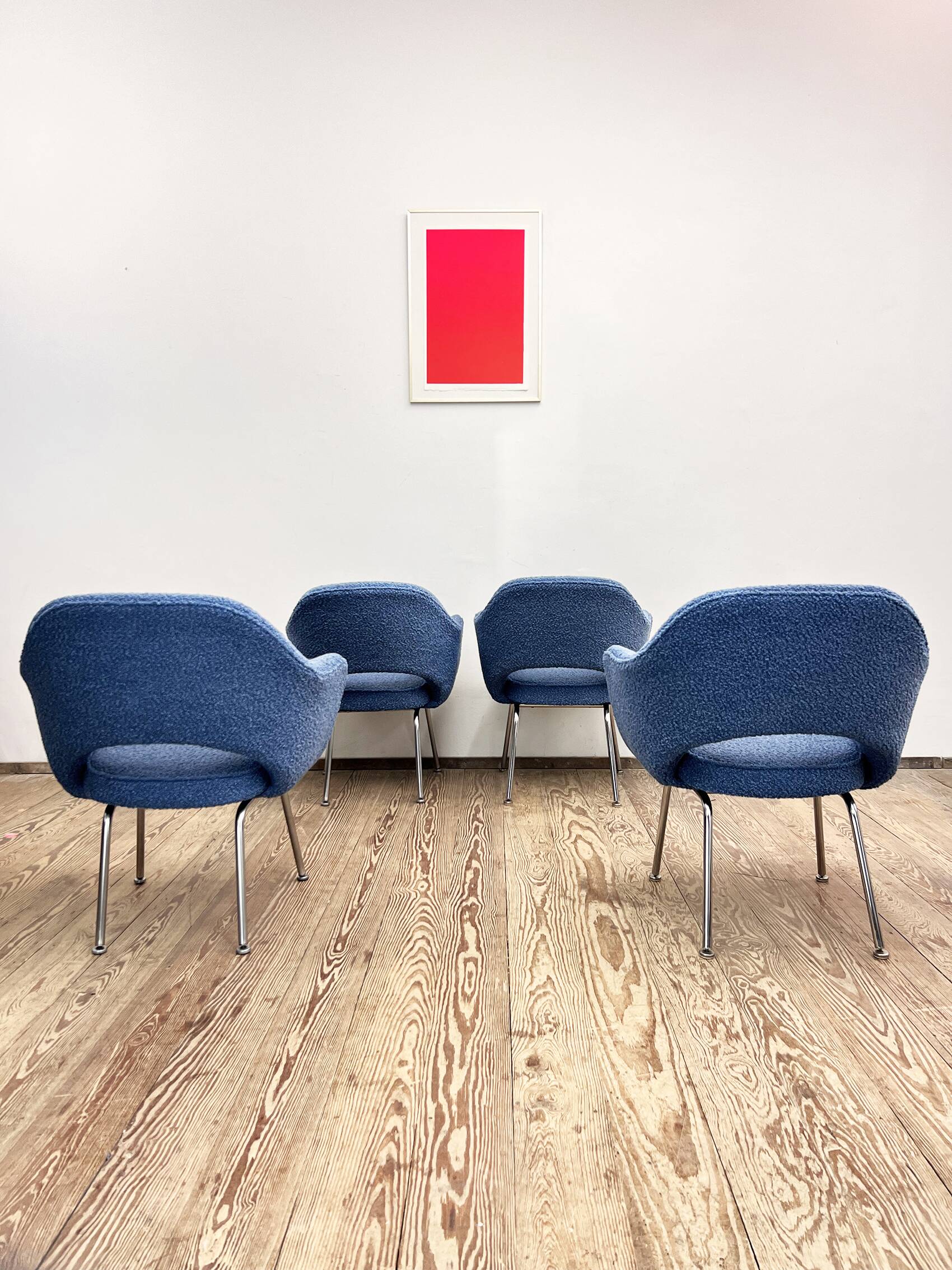 Set of 4 Executive Armchairs by Eero Saarinen, Knoll International, Germany