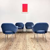 Set of 4 Executive Armchairs by Eero Saarinen, Knoll International, Germany