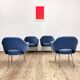 Ensemble de 4 fauteuils de direction par Eero Saarinen, Knoll International, Allemagne