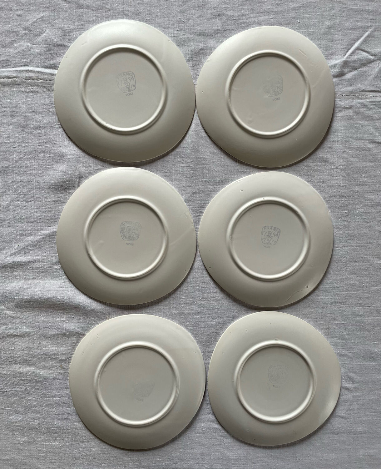 Dessert plates Voile Niderviller