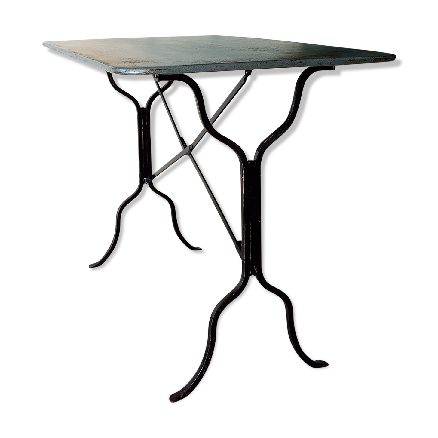 Vintage Round Glass Dining Table By Fly Line Italy 1960s Selency