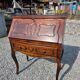 Curved donkey desk in walnut (secretary)