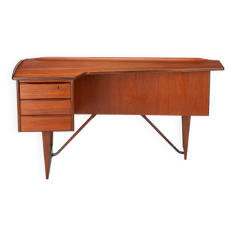 Bureau autoportant Boomerang par Peter Løvig Nielsen pour Løvig, années 1960