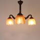 Art Deco bronze chandelier, 1920s.