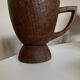 Midcentury Cubist XXXL Cup in West African Monoxyl Wood