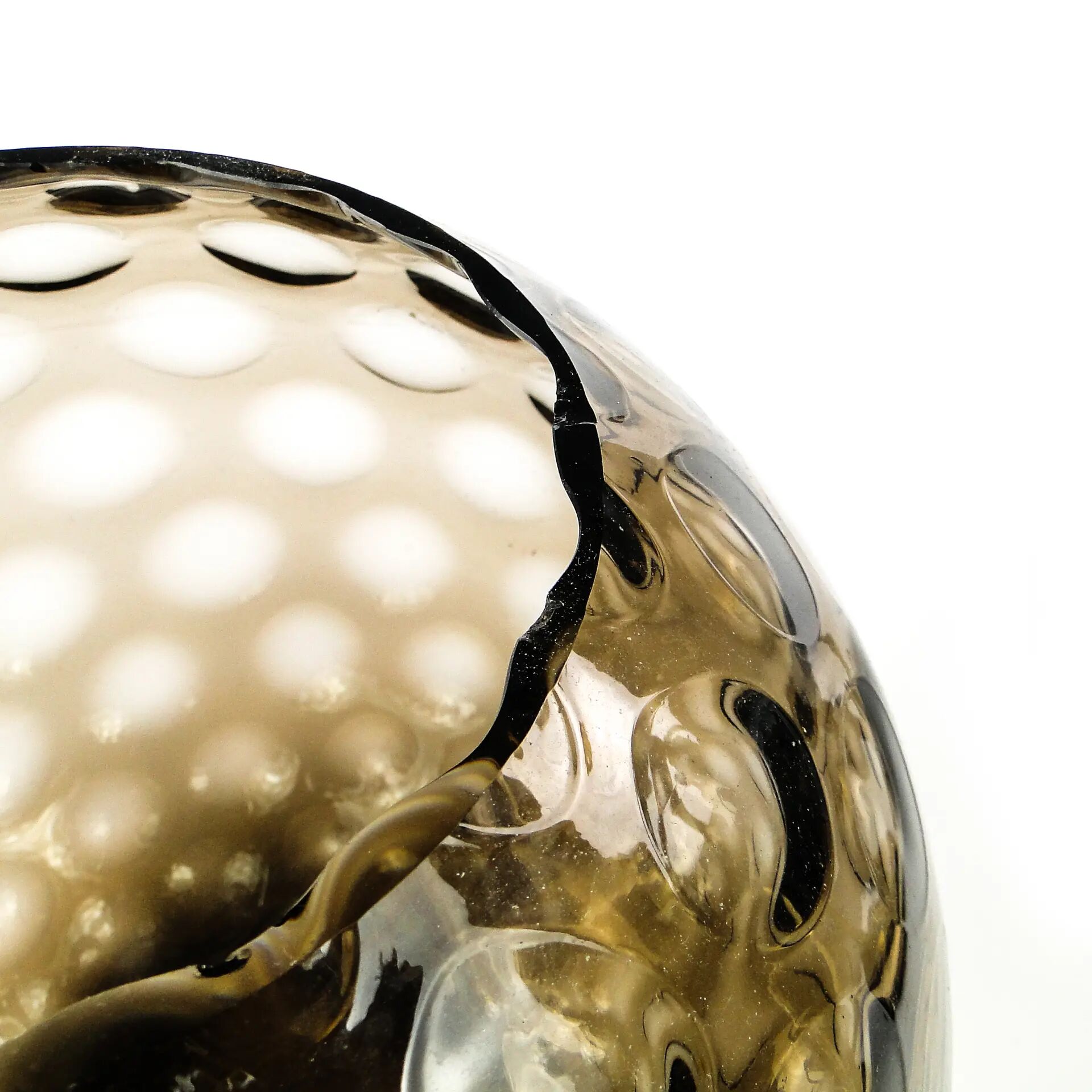 Mid-century modern vase, glass, Czechoslovakia, 1950s