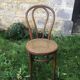Caned bistro chair