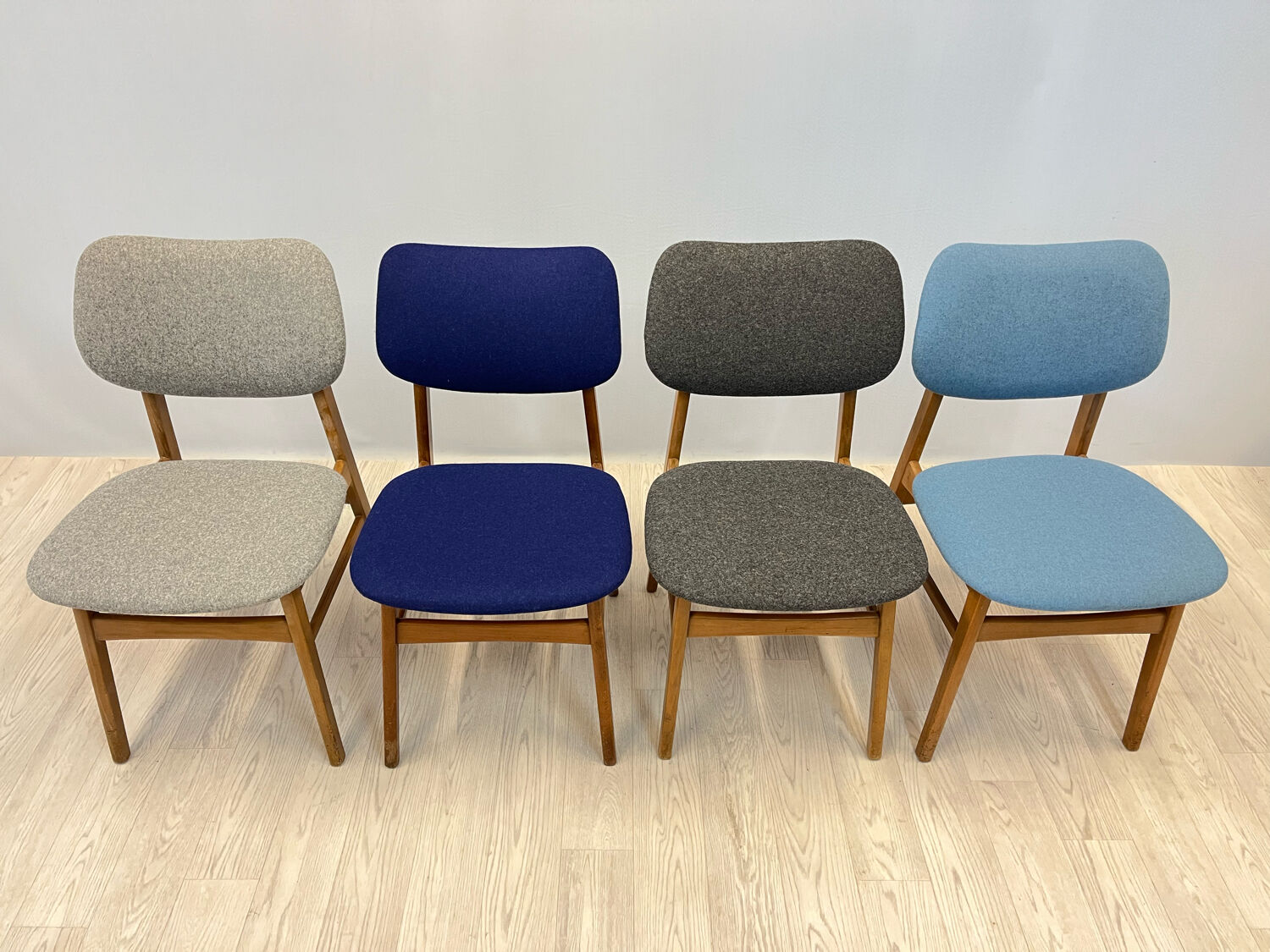 Set of four dining chairs