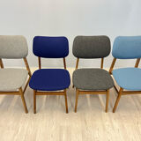 Set of four dining chairs