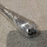 Leg of lamb handle, silver-plated metal handle, Christofle Marly silversmith, 21.6cm