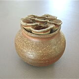 Terracotta flower-spade, a unique creation from the 1970s