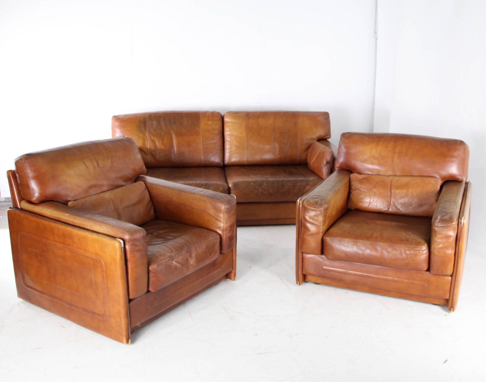 Salon en cuir Roche Bobois