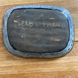 Vintage ceramic fish pattern tidy