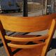 Series of 3 chairs bistrot bauhmann - vintage