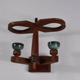 Wall lamp by Guillerme et Chambron for Votre Maison. 1960s