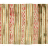 Anatolian handmade kilim rug 237 cm x 130 cm