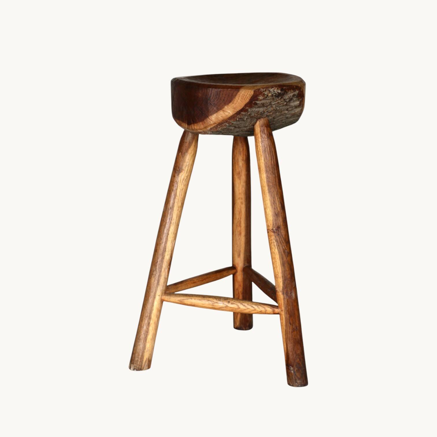 A set of three stools, France 1960s.