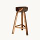 A set of three stools, France 1960s.