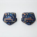 Pair of poufs