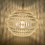 "ERCO" Diamond pendant light by Aloys Gangkofner Germany 1970 vintage