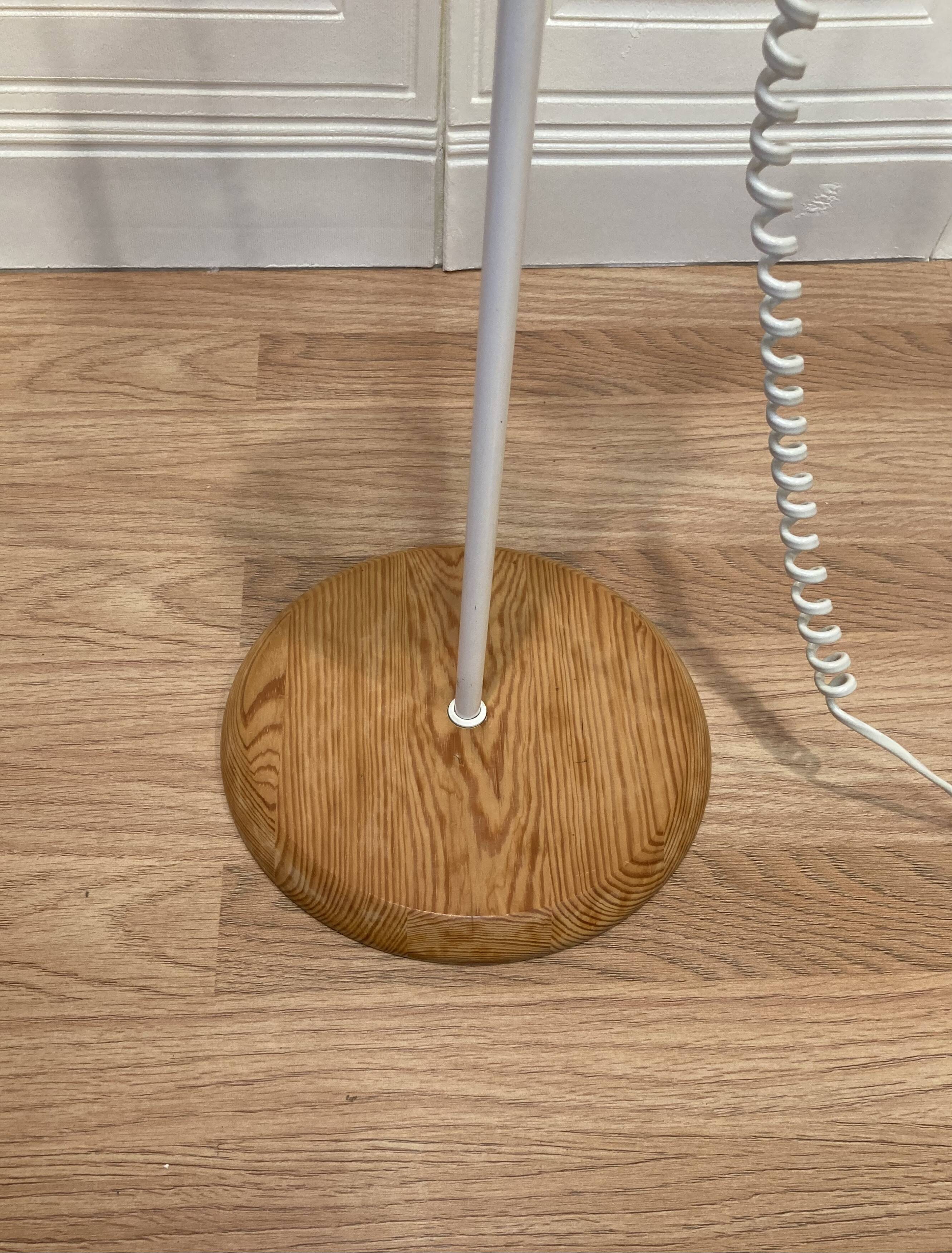 Scandinavian design modular floor lamp.