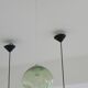Suspended lamp, globe light fixture, authentic design, Scandinavian style.