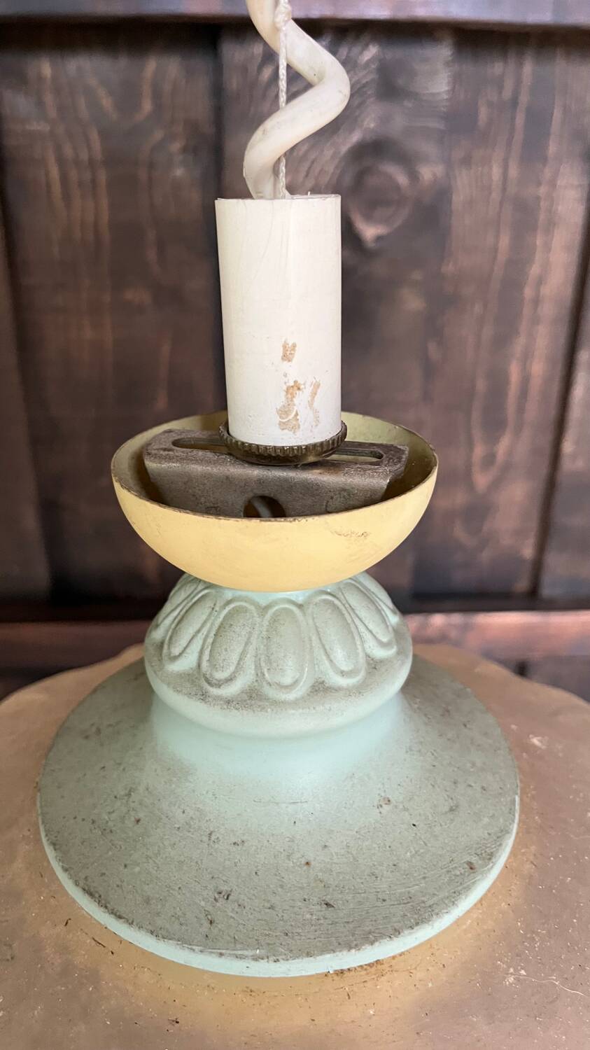 Opaline suspension rises and falls vintage