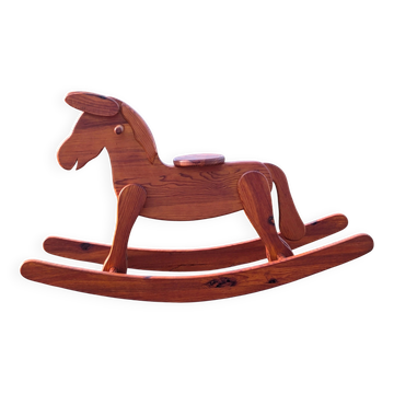 Rocking Horse La Varlope Solid Pine Wood Toy Child