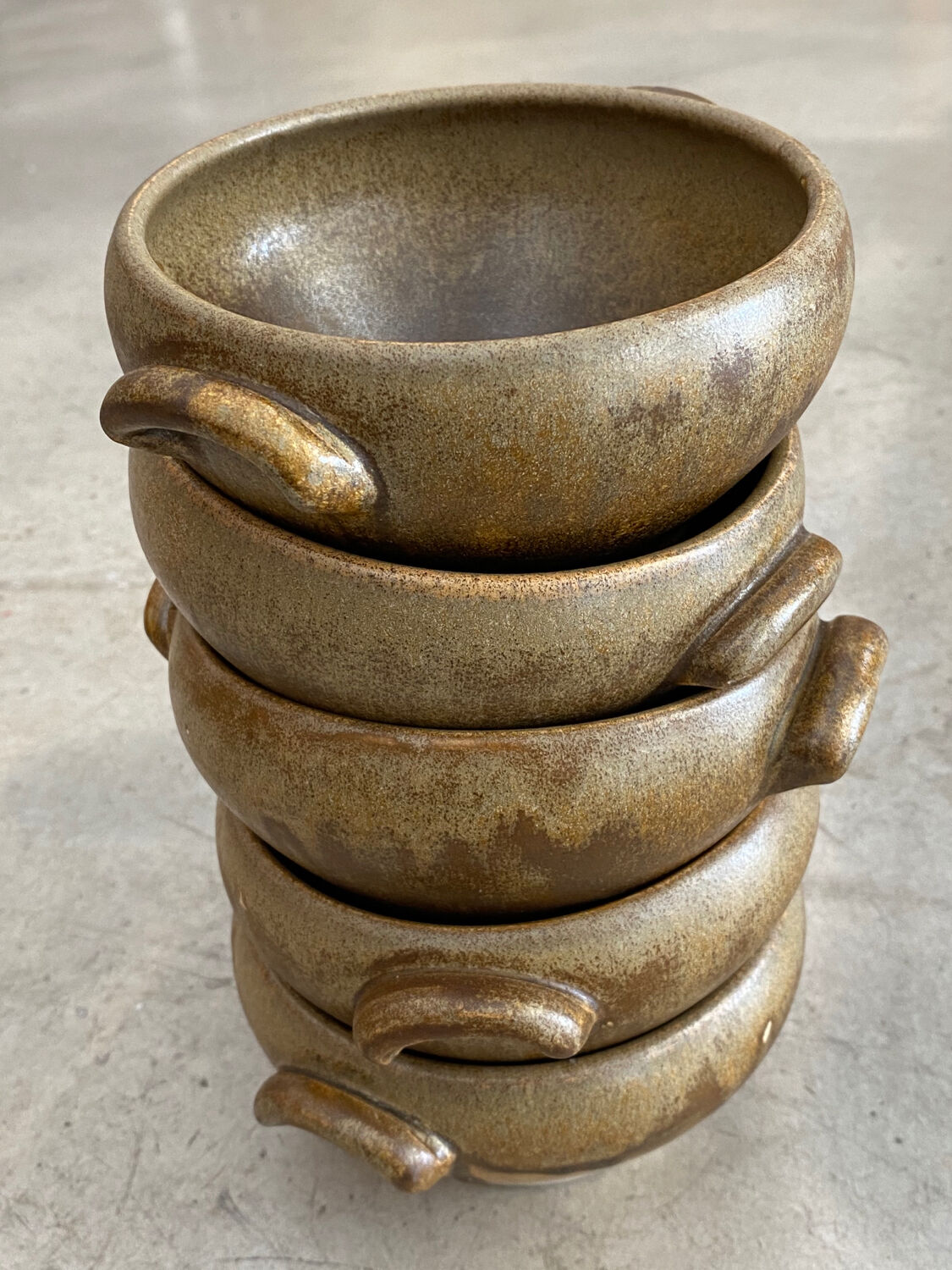 Digoin stoneware bowls