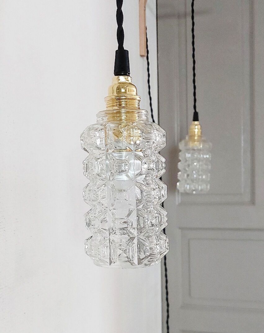 Baladeuse vintage transparente