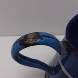 Broc, blue enamelled pourer, white led