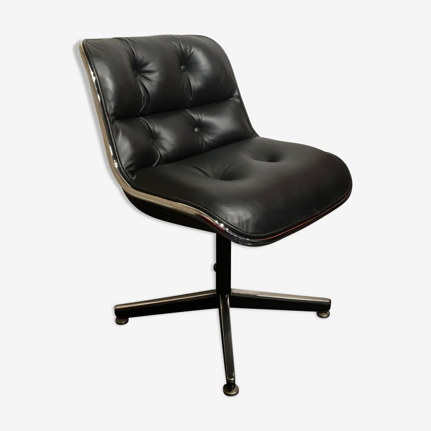 Fauteuil executive chair de Charles Pollock 1ère edition 1965 | Selency