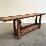 Large antique carpenters working table