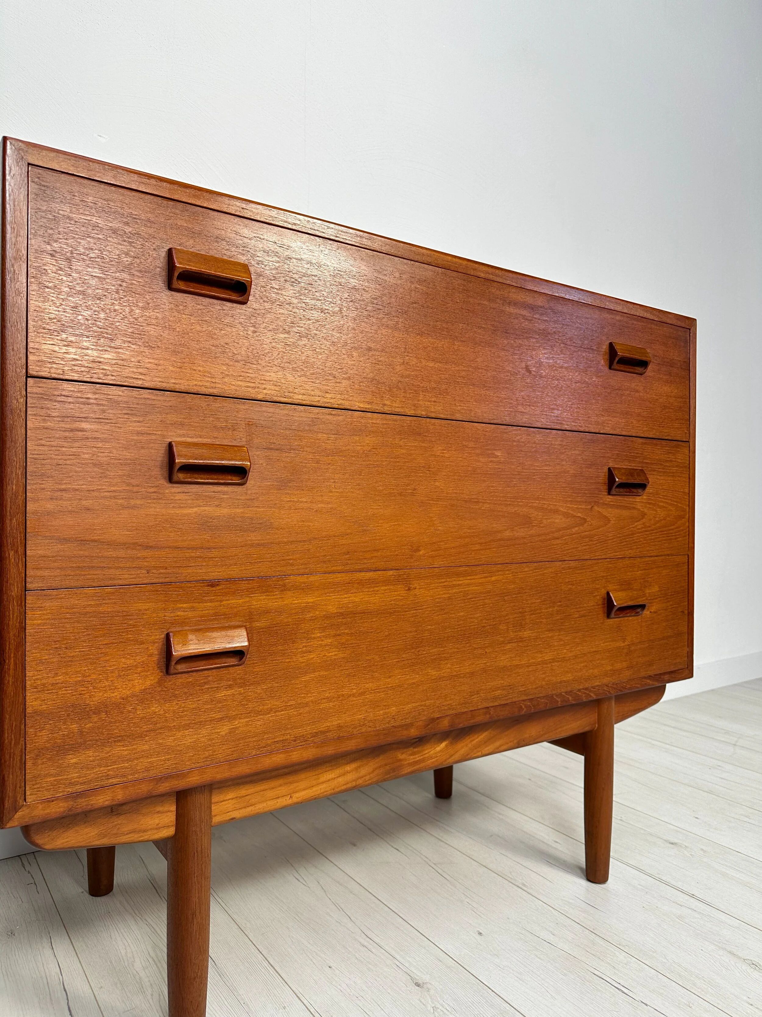 Commode secrétaire en teck danois vintage des années 1960 par Børge Mogensen