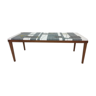 S by Heinz Lilienthal 1960 glass mosaic coffee table