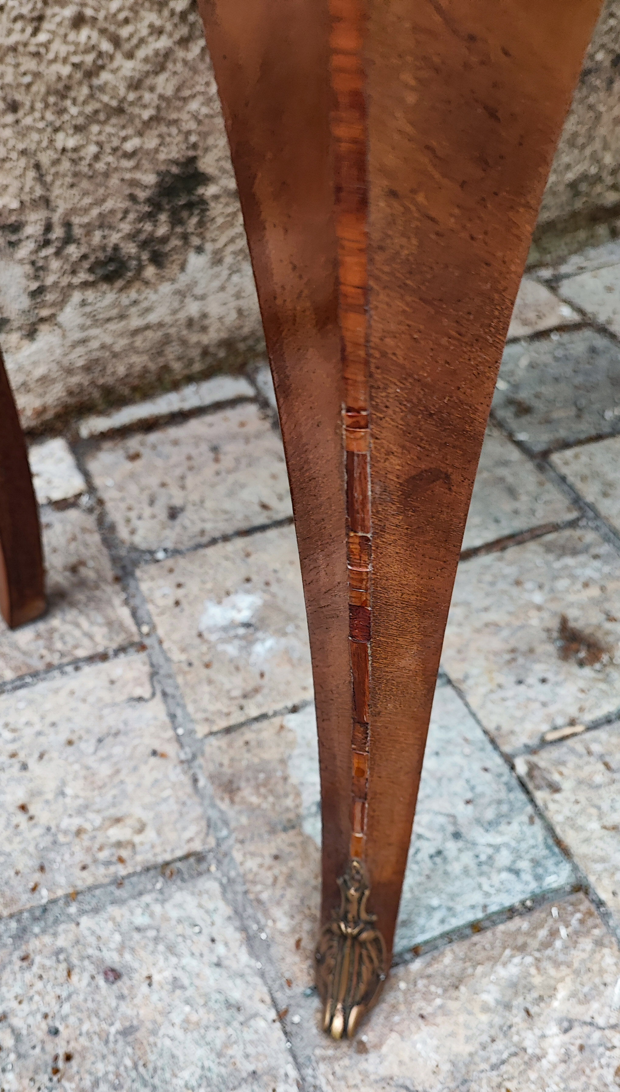 Chest of drawers 2 drawers Louis XV marquetry rosewood