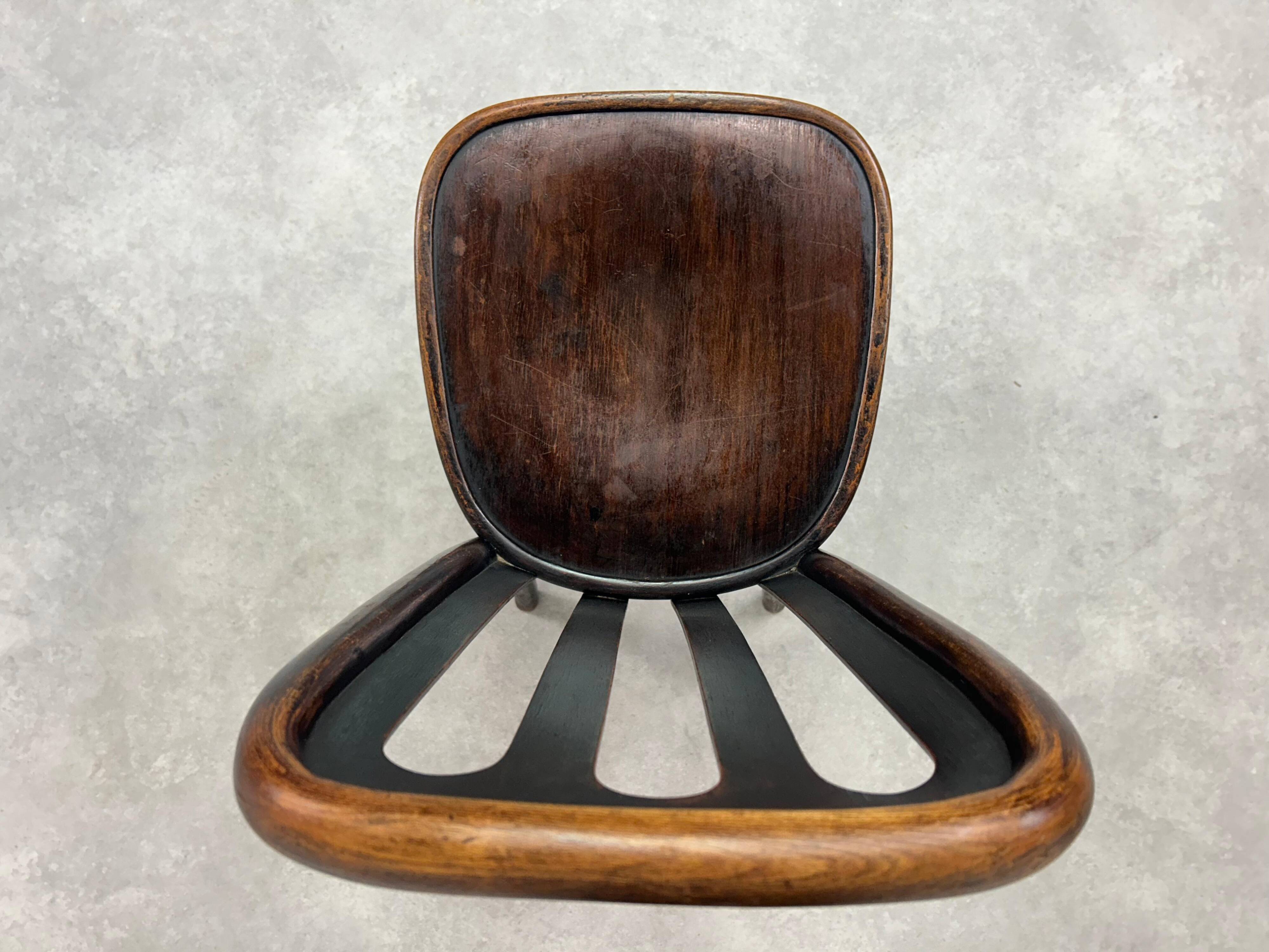 Dining chairs Secession No. 413 by Josef Hoffmann for Thonet