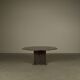 Fossil Stone Pedestal Coffee Table, France, 1970's