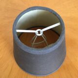 Blue fabric lampshade