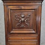 Renaissance style secretary in carved walnut circa 1850