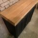 Vintage Parisian black patinated buffet