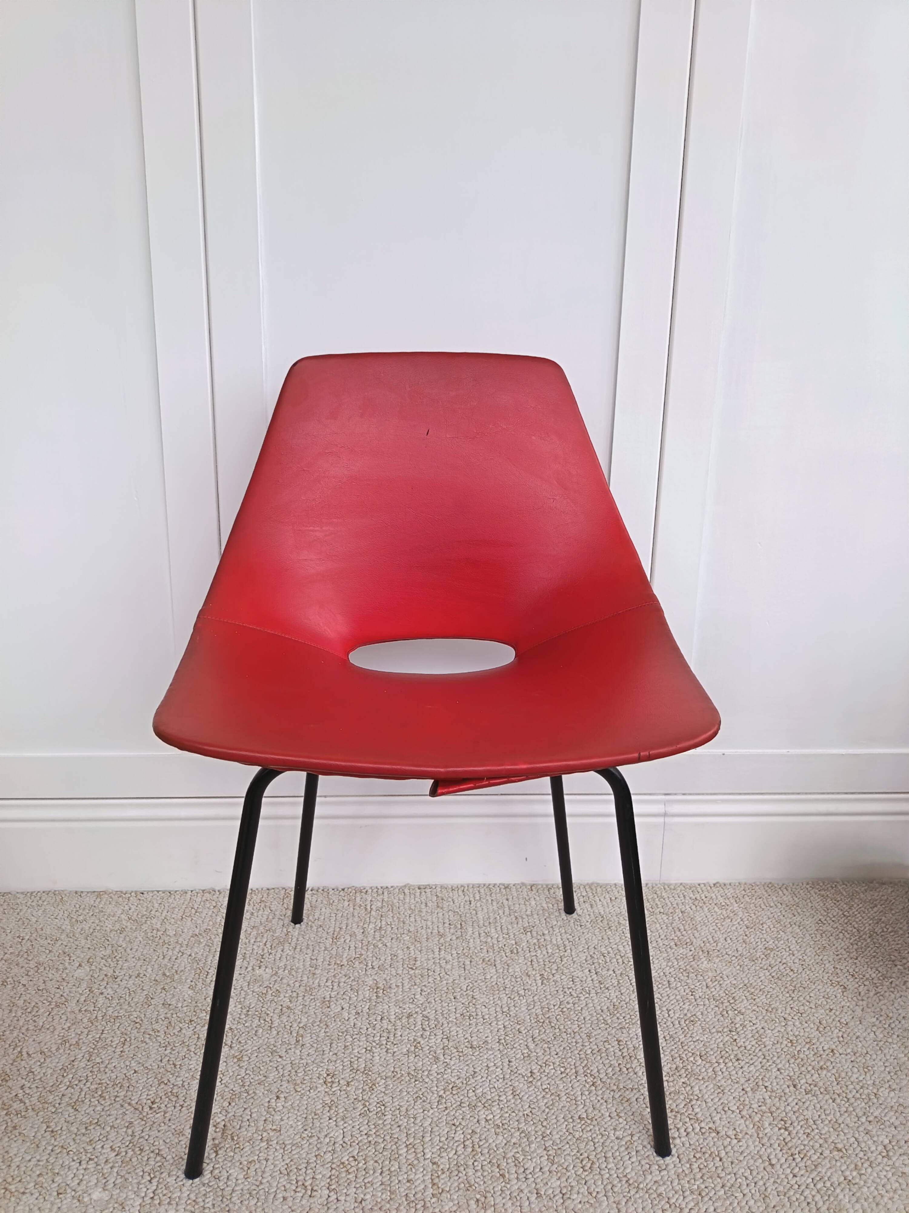 Barrel chair by Pierre Guariche for Steiner, 1950