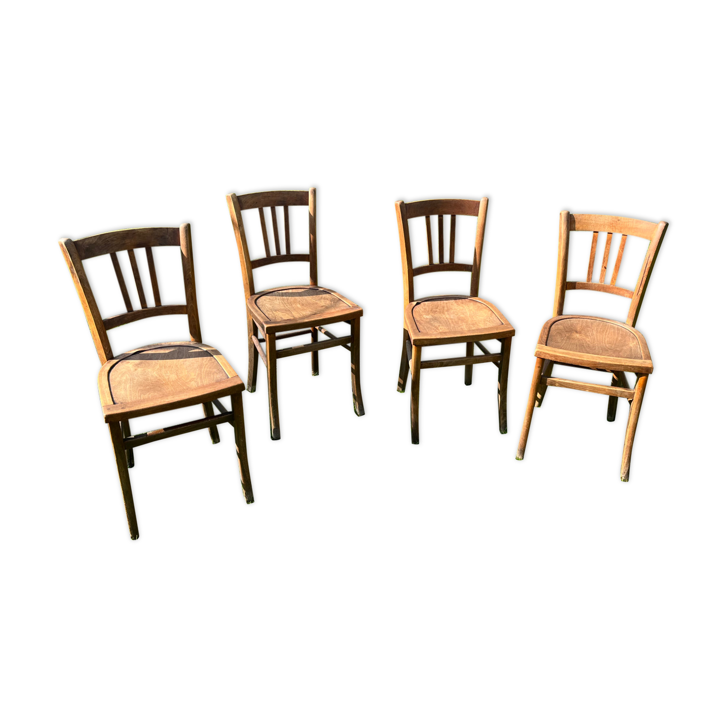 Set de 4 chaises de bistrot Luterma