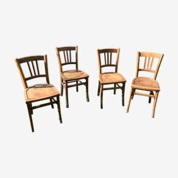 Set de 4 chaises de bistrot Luterma