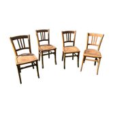 Set de 4 chaises de bistrot Luterma