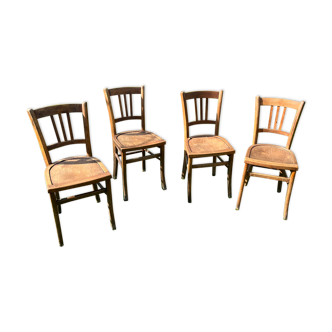 Set of 4 Luterma bistro chairs