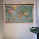 Old world map planisphere Royal Interocean Lines