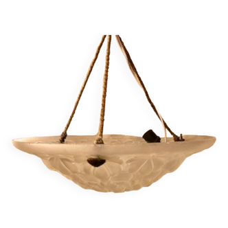 Frosted glass washbasin suspension