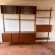Étagère scandinave en teck modulable