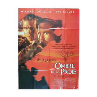 Poster cinema L'ombre et la proie 120x160